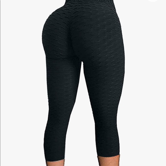 TikTok Leggings-3 pair Black, Mauve, Tie-Dye - Picture 2 of 16